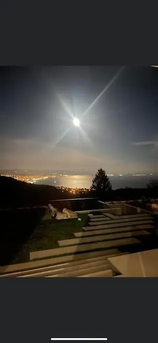 Villa Montana - Apartment Panorama 2 With Beautiful Sea View Near Opatija Veprinac 0*,  Croatia