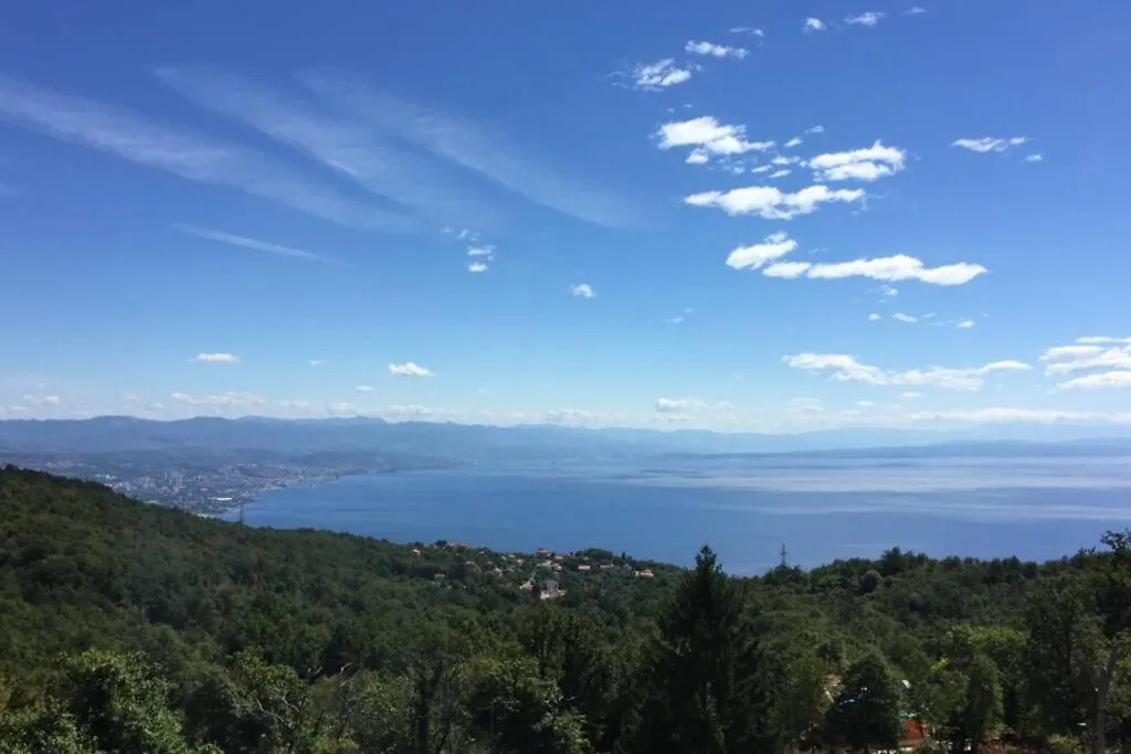 Villa Montana - Apartment Panorama 2 With Beautiful Sea View Near Opatija Veprinac Croatia